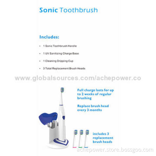 Rechargeable oral care portable electronic toothbrushNew